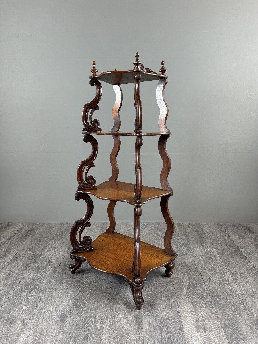 Carved Oak Shelf, 19th Century-photo-4