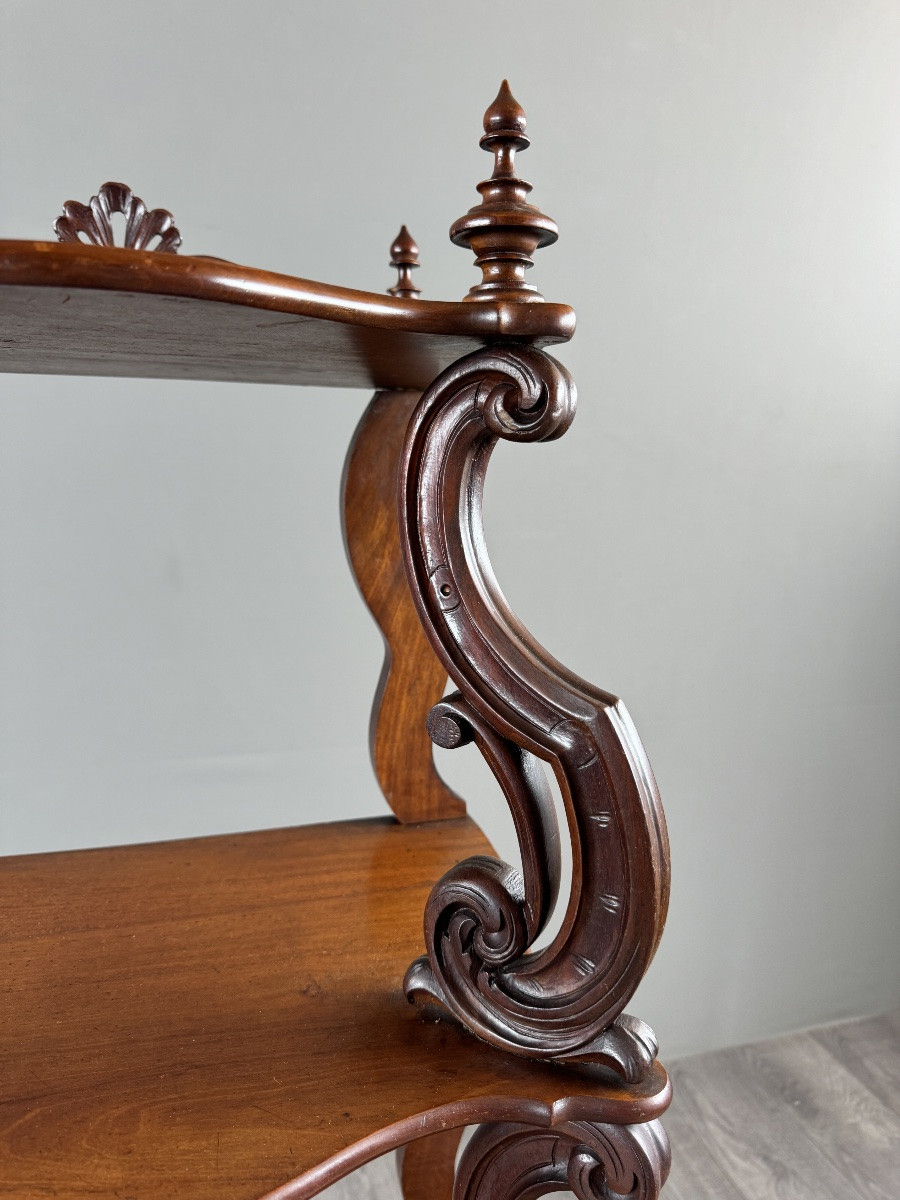 Carved Oak Shelf, 19th Century-photo-7