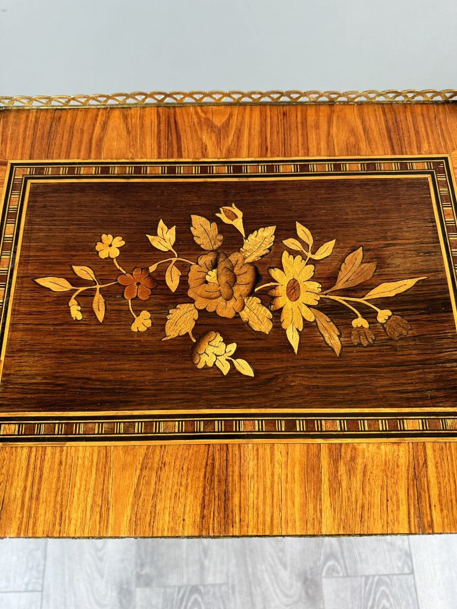 Étagère en marqueterie, style Napoléon III, XIXe siècle-photo-6