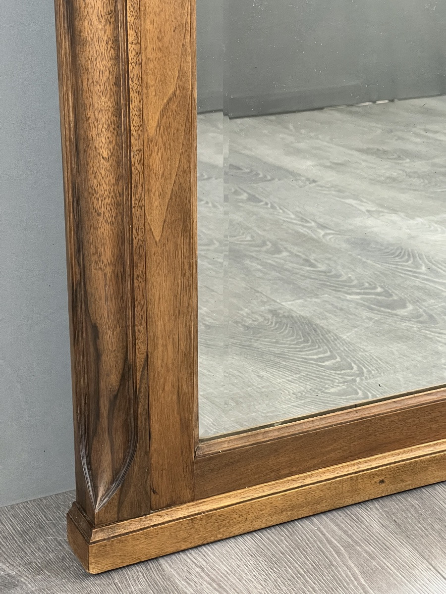 Miroir en bois sculpté, fin XIXe / début XXe siècle-photo-3