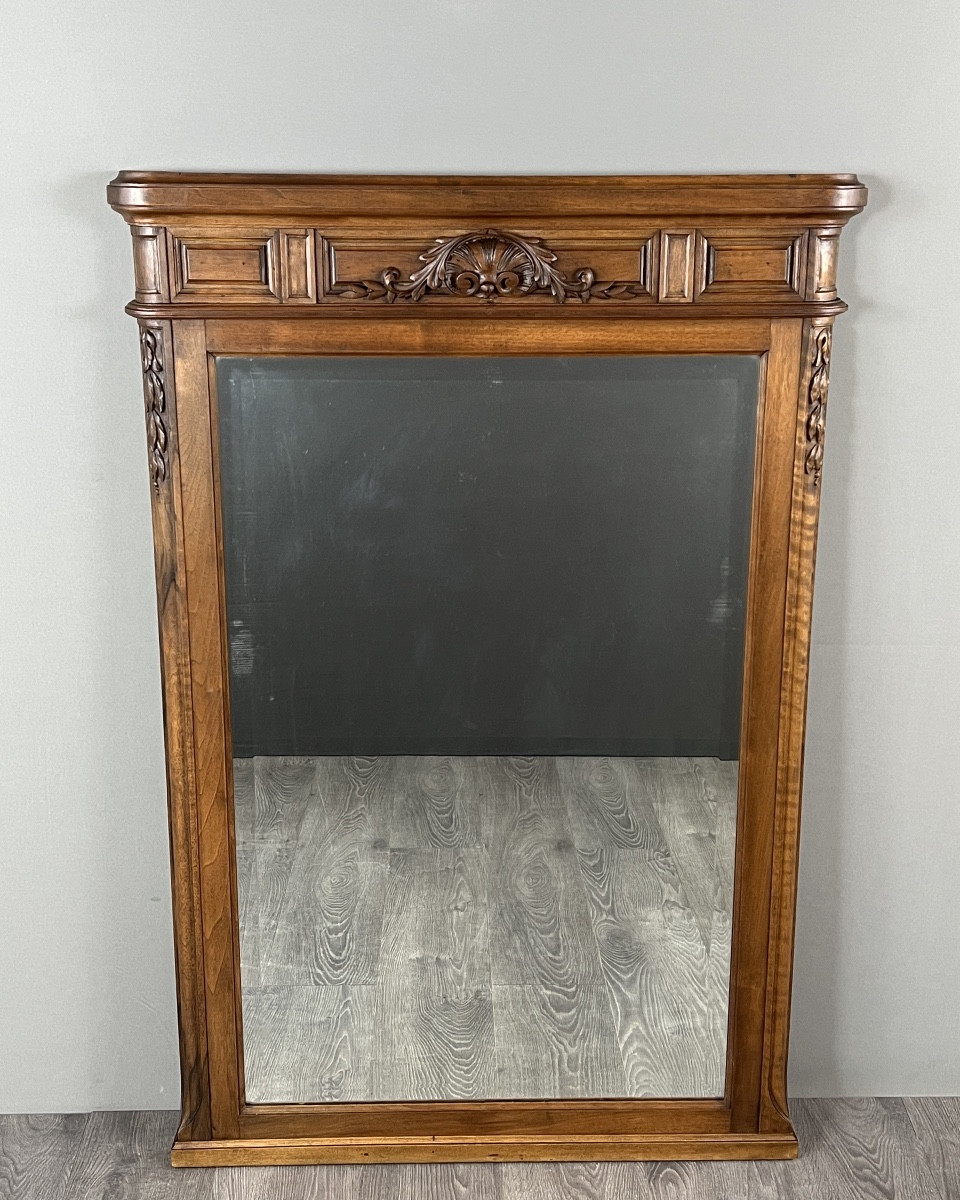 Miroir en bois sculpté, fin XIXe / début XXe siècle