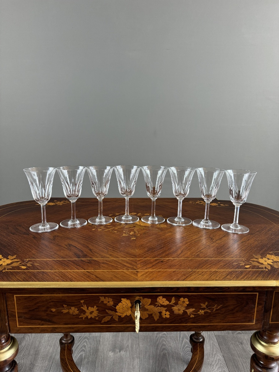 Service de 54  verres en cristal Saint Louis, modèle Cerdagne, XXe siècle-photo-5