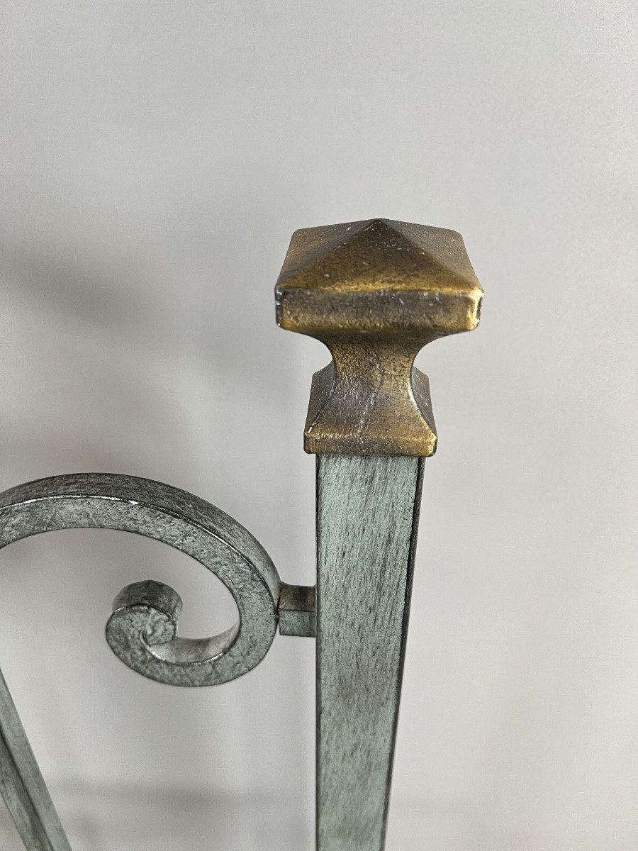 Lacquered Metal Bed, 20th Century-photo-5
