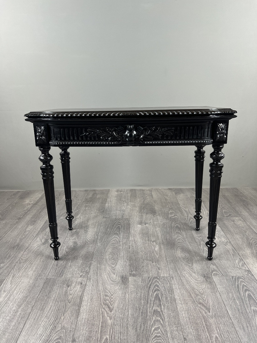Table à jeux de style Louis XVI, XIXe Siècle -photo-3