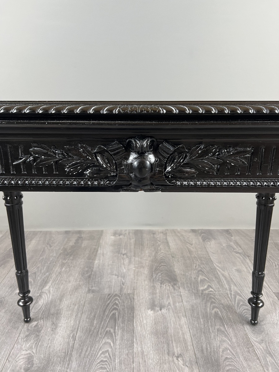 Table à jeux de style Louis XVI, XIXe Siècle -photo-2