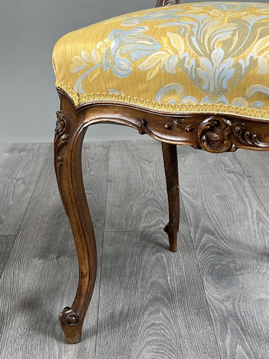 Louis XV Style Salon In Carved Wood, 19th Century-photo-6