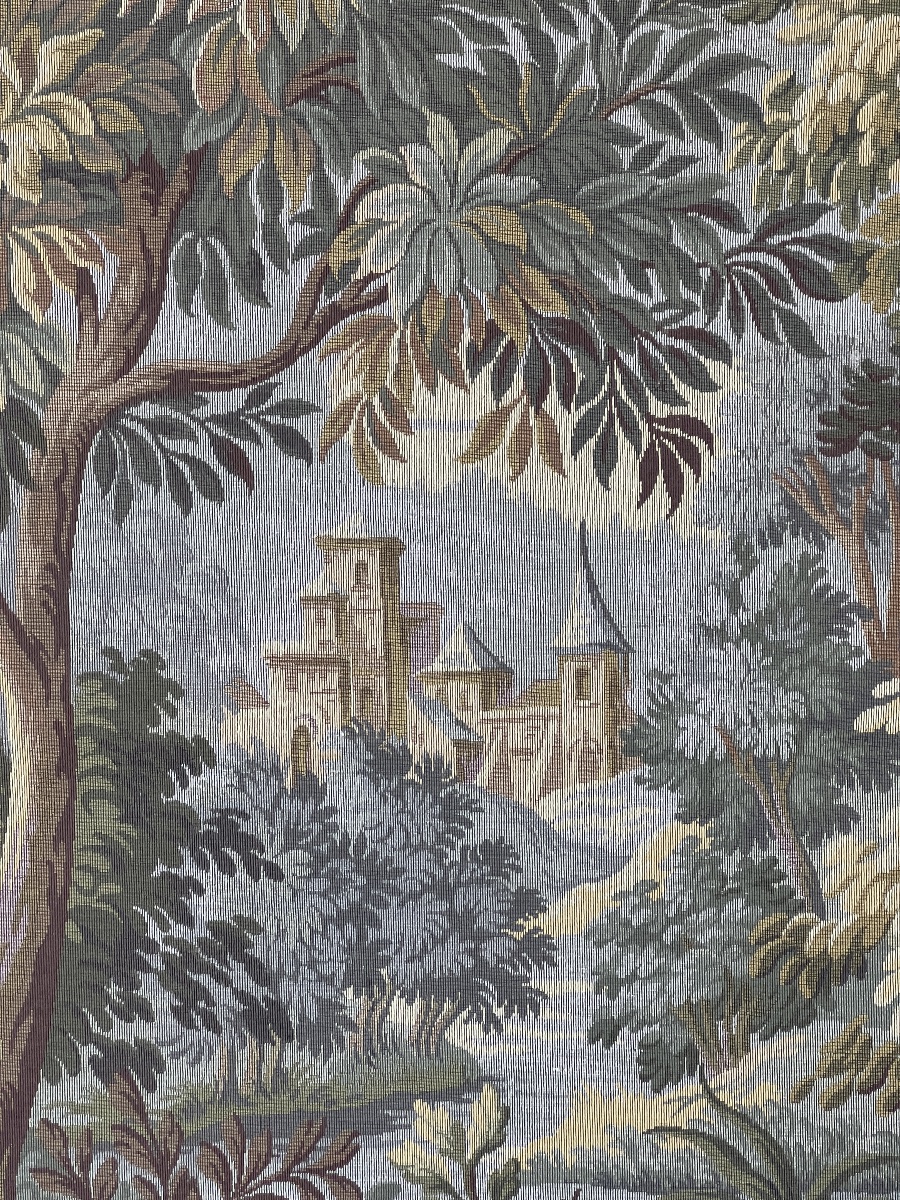 Tapisserie décorative dans le goût d’Aubusson,  XXe Siècle-photo-2