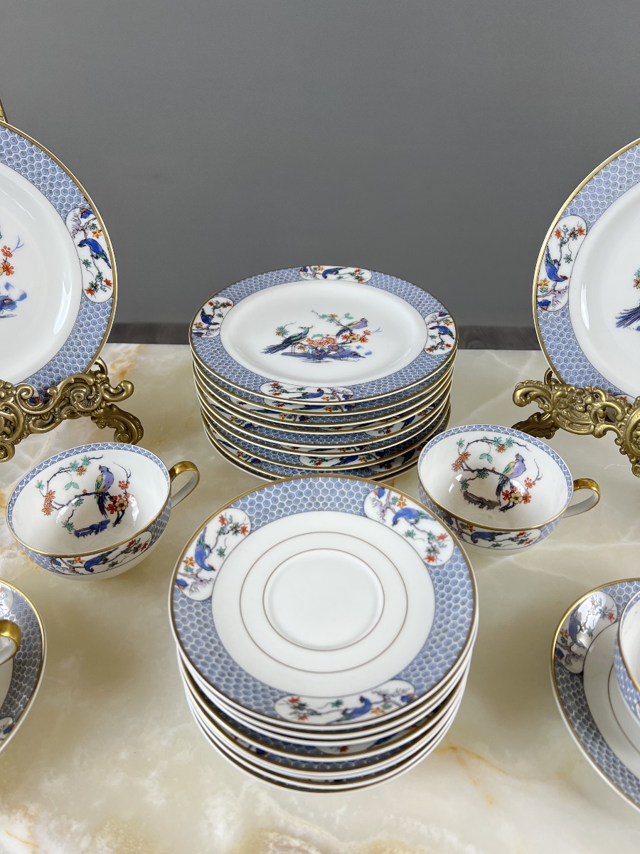 Haviland Limoges Porcelain Tea/coffee Set For 6 People, 20th Century-photo-4