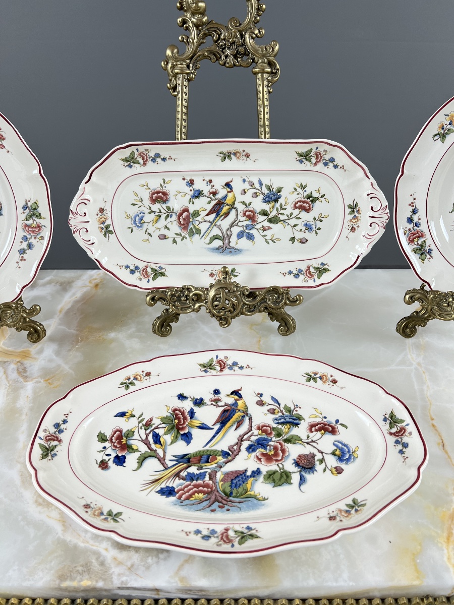 Important Villeroy & Boch “phoenix” Dinner Service, 61 Pieces, 20th Century-photo-2