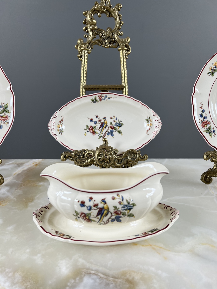 Important Villeroy & Boch “phoenix” Dinner Service, 61 Pieces, 20th Century-photo-4