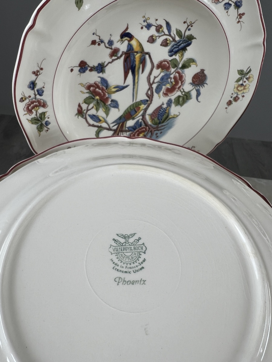 Important Villeroy & Boch “phoenix” Dinner Service, 61 Pieces, 20th Century-photo-1