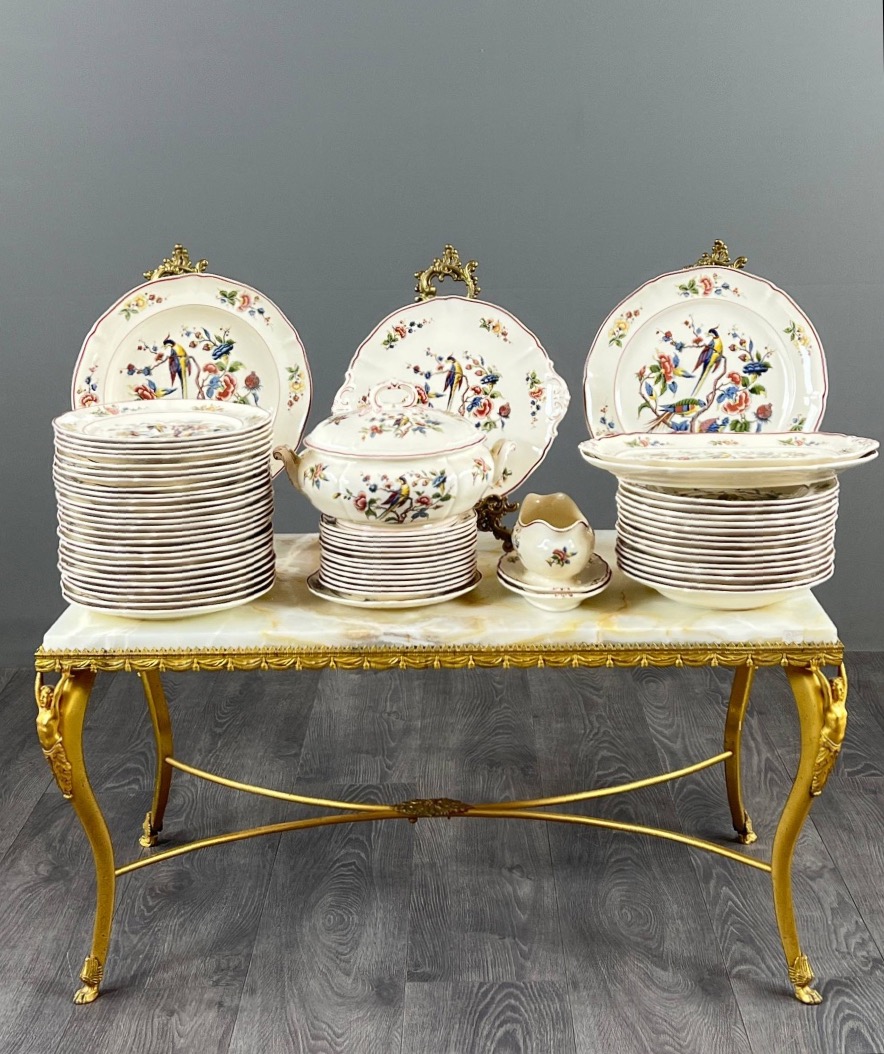 Important Villeroy & Boch “phoenix” Dinner Service, 61 Pieces, 20th Century