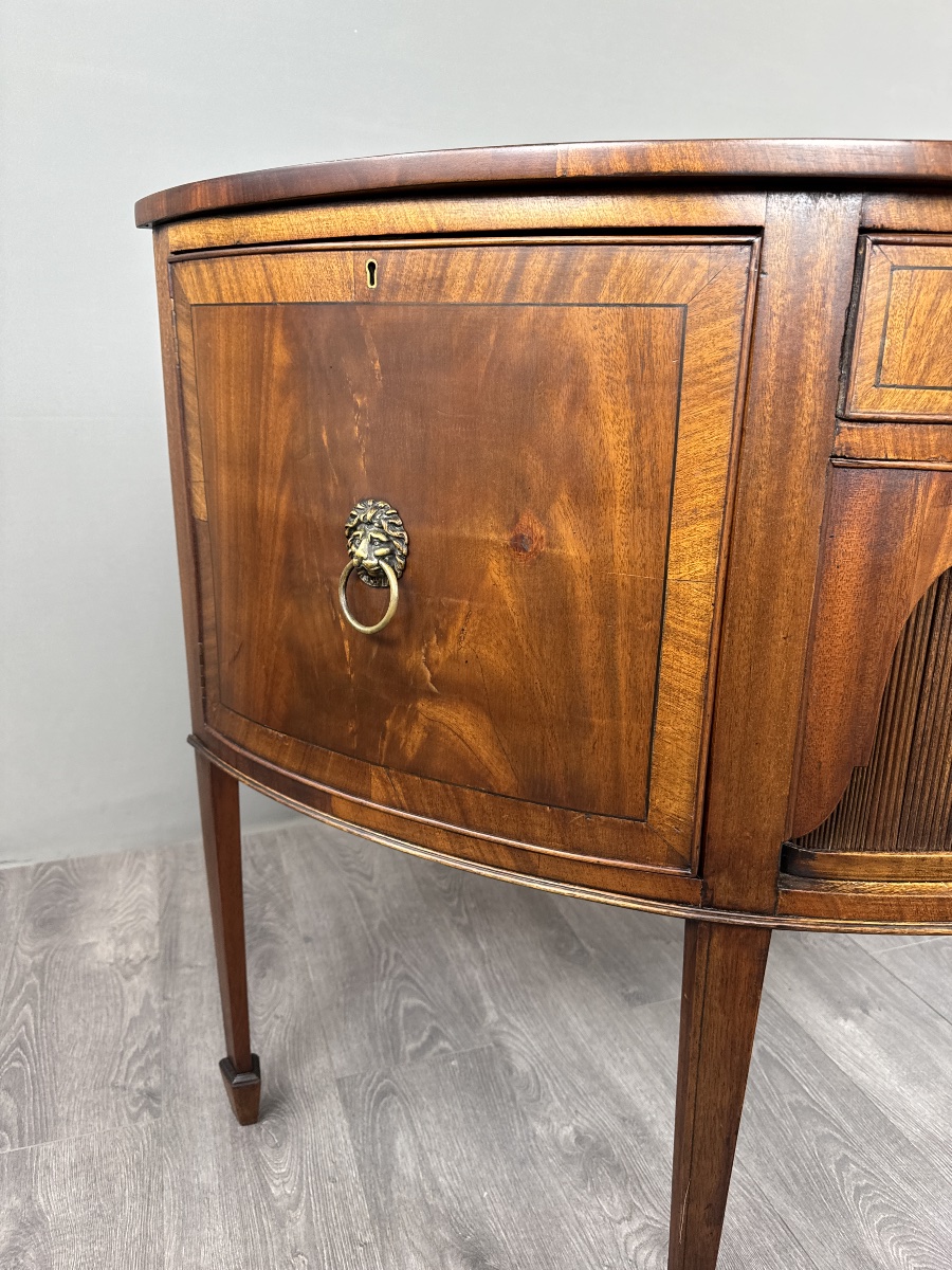 Buffet demi-lune, style Louis XVI, XIXe siècle-photo-6