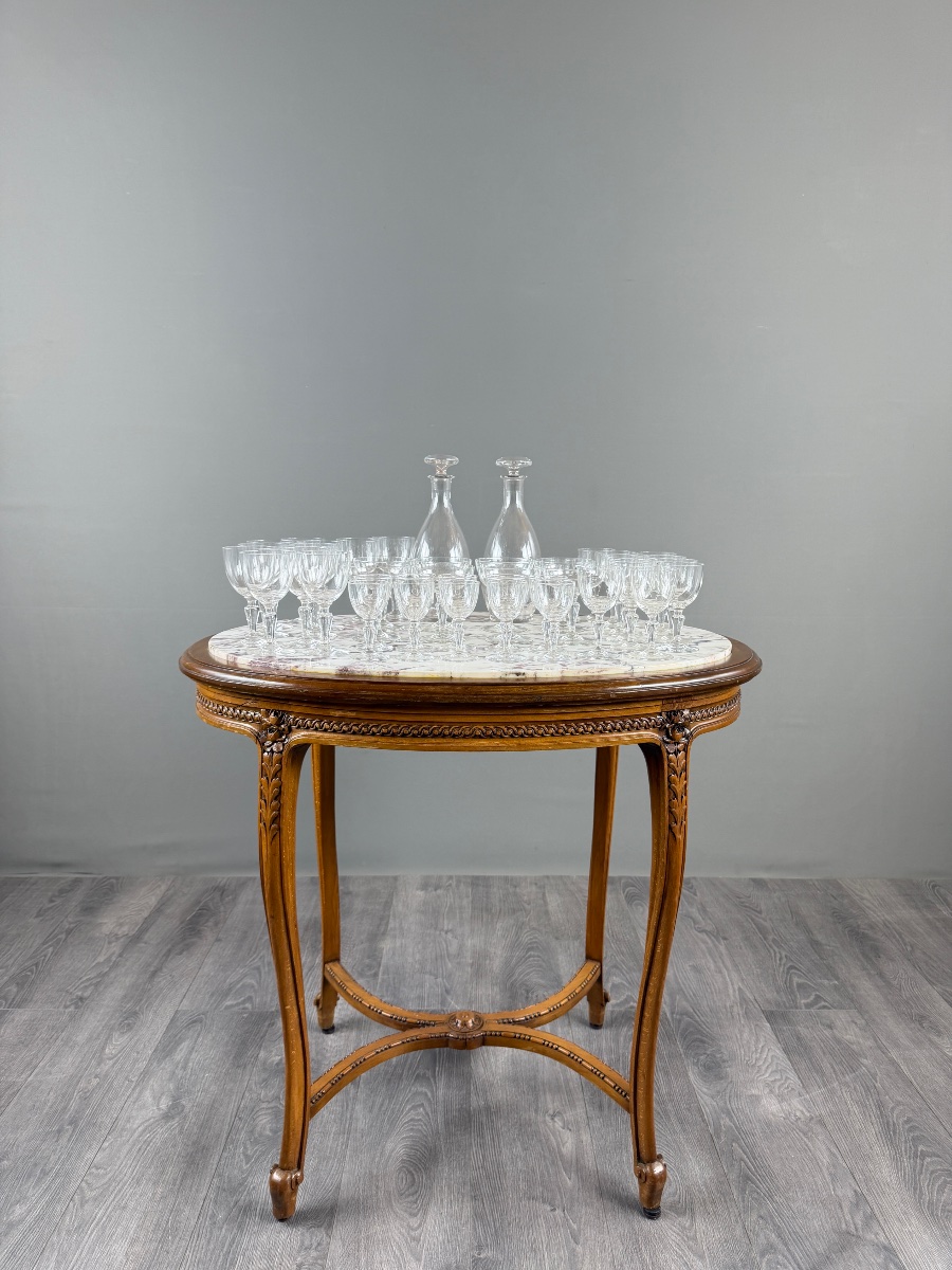 Important 43-piece Baccarat Crystal Glassware Set, 20th Century-photo-2