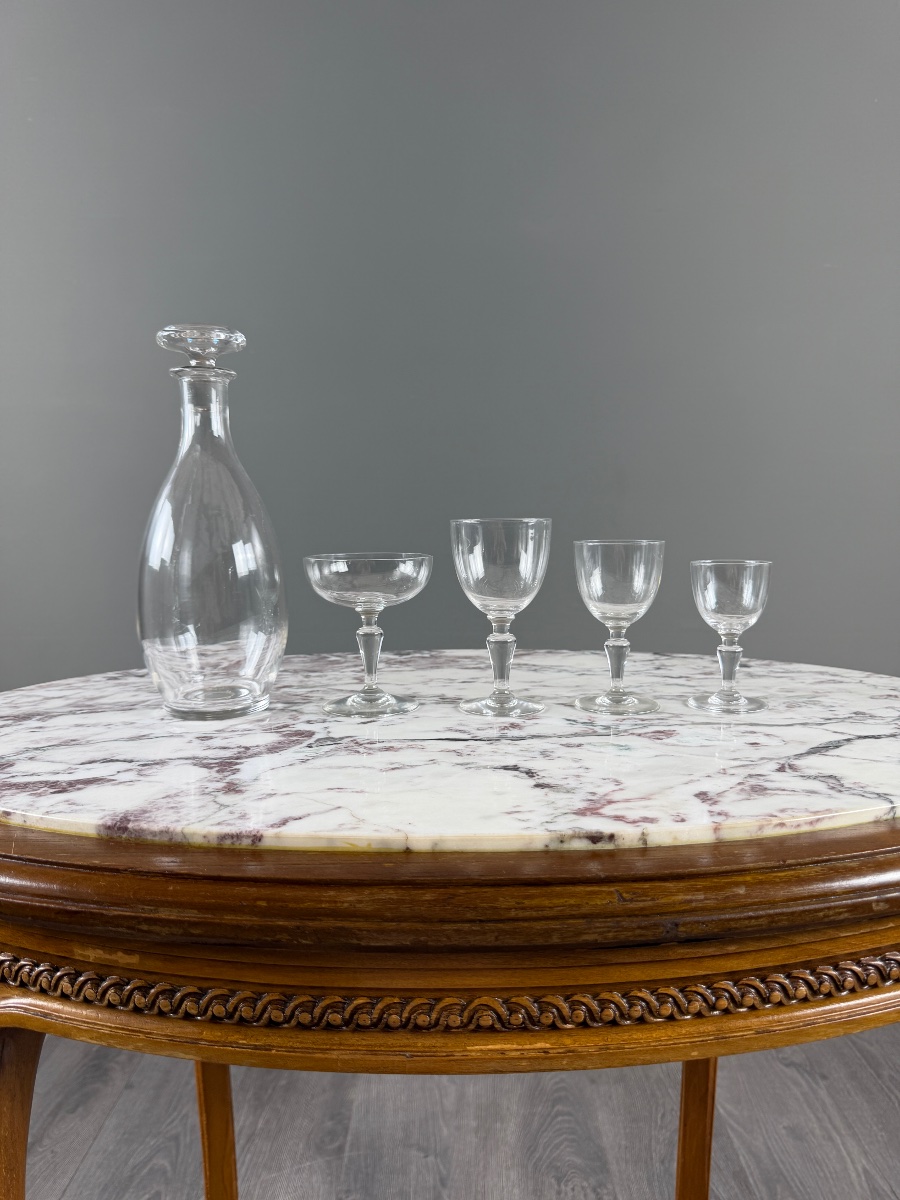 Important 43-piece Baccarat Crystal Glassware Set, 20th Century-photo-3