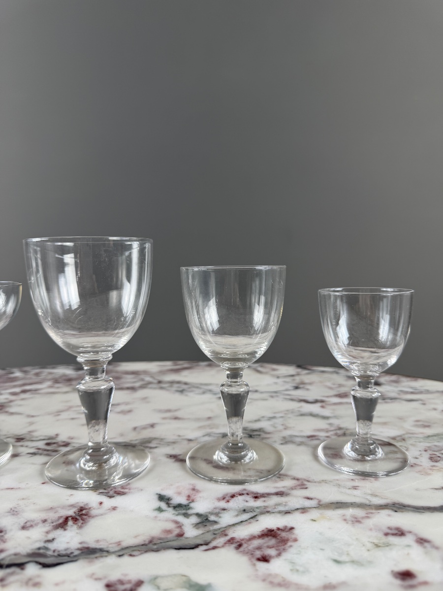 Important 43-piece Baccarat Crystal Glassware Set, 20th Century-photo-4