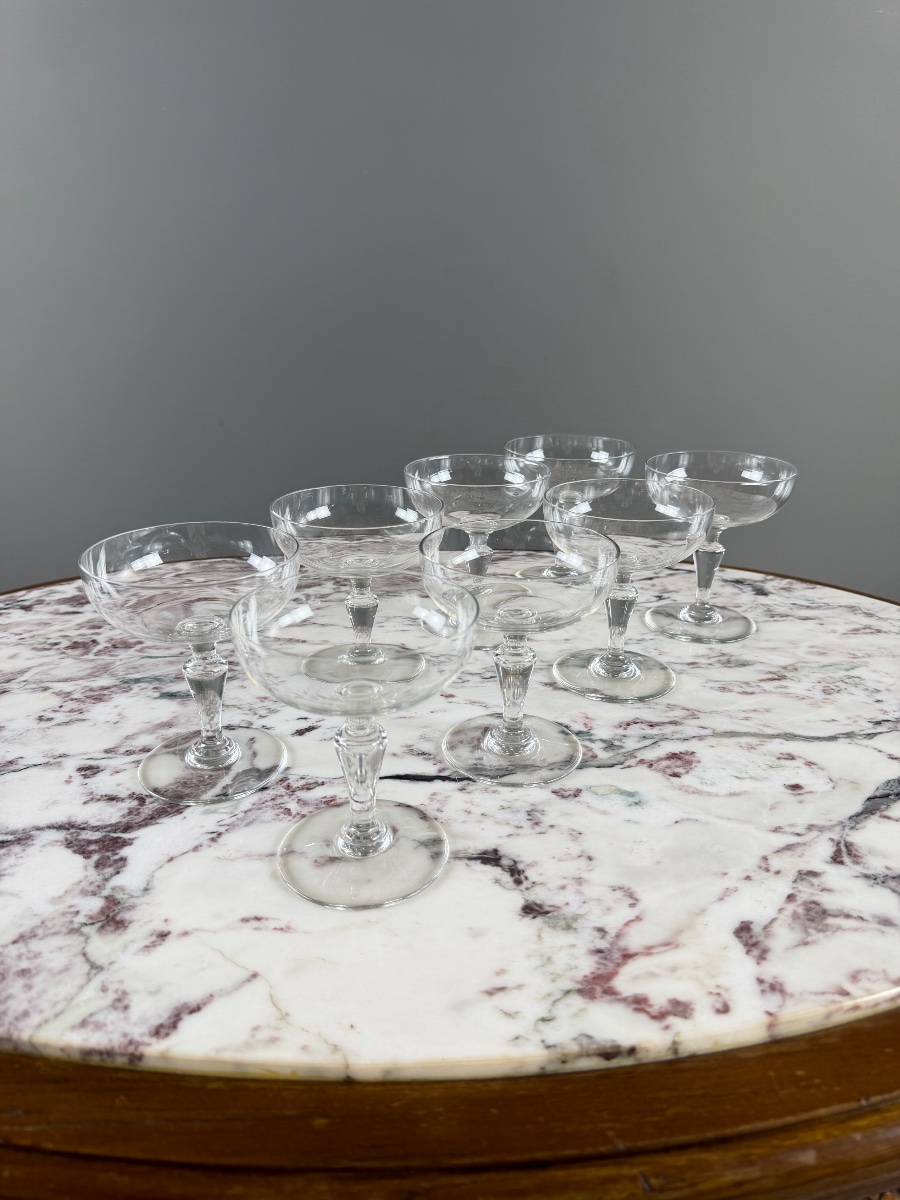 Important 43-piece Baccarat Crystal Glassware Set, 20th Century-photo-6