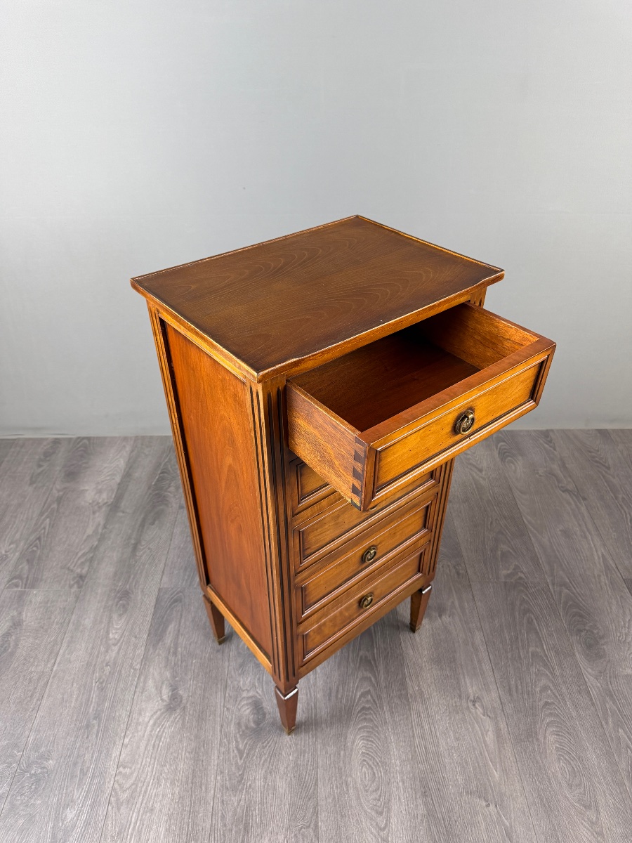 Pair Of Chest Of Drawers, Nightstands, Louis XVI Style, 19th Century-photo-4