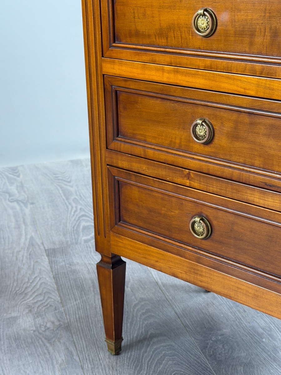 Pair Of Chest Of Drawers, Nightstands, Louis XVI Style, 19th Century-photo-7