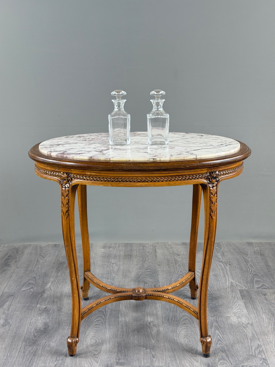 Paire de carafes en cristal de Baccarat, XXe Siècle-photo-2
