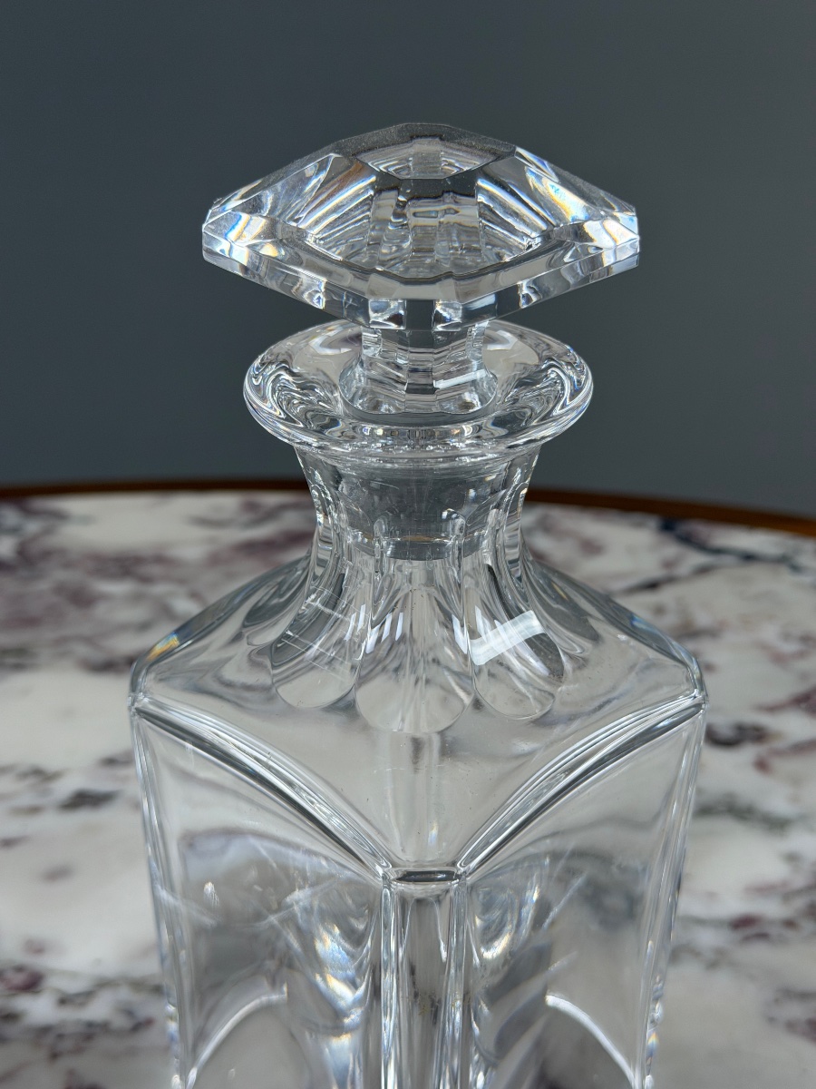 Paire de carafes en cristal de Baccarat, XXe Siècle-photo-1