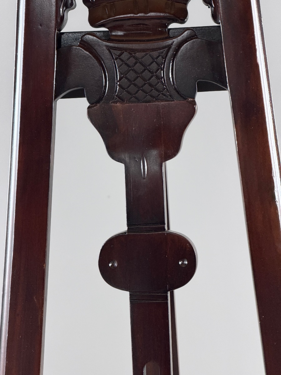 Chevalet de présentation en bois sculpté, XXe siècle-photo-3