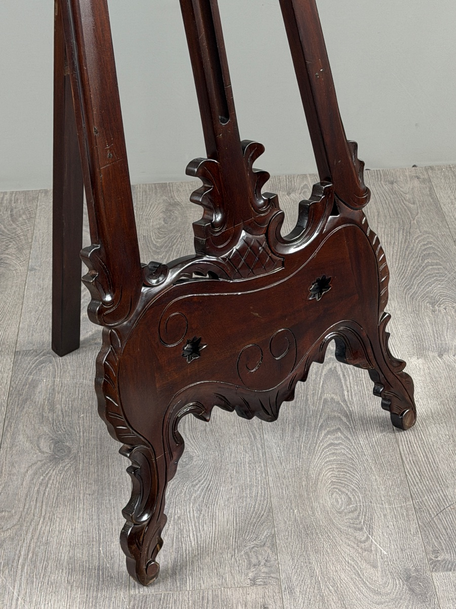Chevalet de présentation en bois sculpté, XXe siècle-photo-5