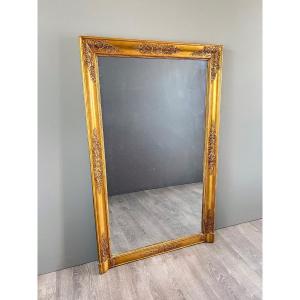 Miroir Empire en bois doré, XIXe siècle