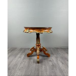 Louis XV Style Pedestal Table, 20th Century