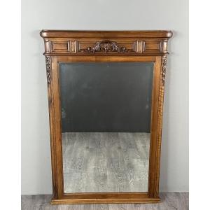 Carved Wooden Mirror, Late 19th / Early 20th Century