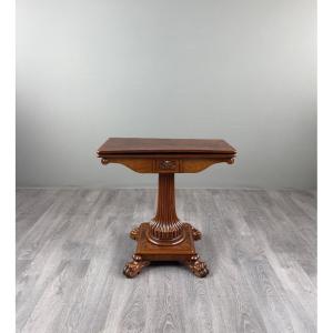 Mahogany Game Table, 19th Century