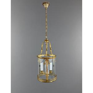 Gilded Bronze Lantern, 20th Century