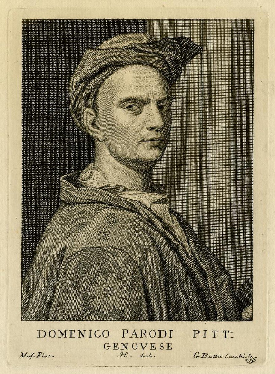 Portrait Baroque d'Un Gentilhomme Maître Italien Du XVIIIe Siècle Par Domenico Parodi-photo-4