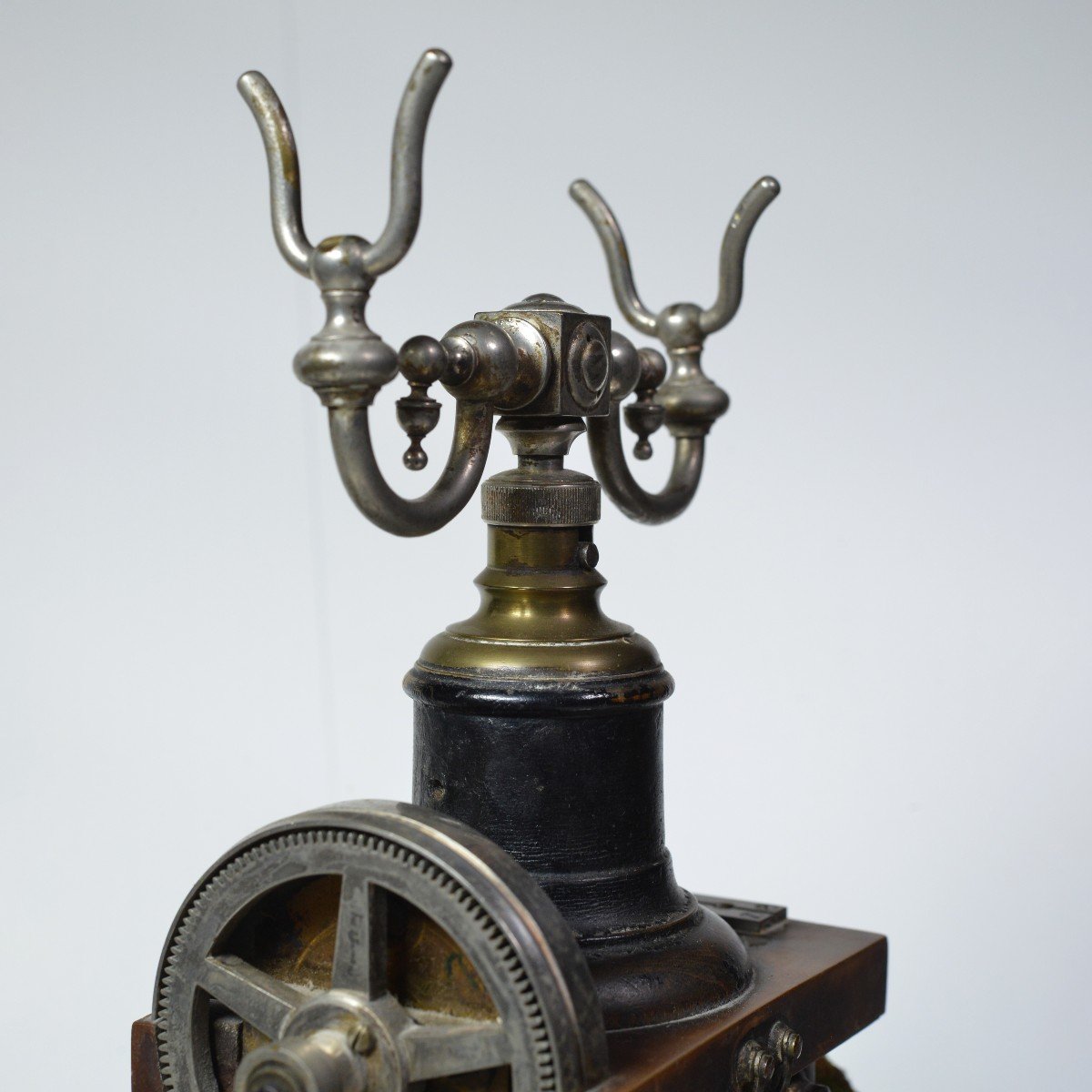 Antique L. M. Ericsson Ac 110 Iron Skeleton Telephone Taxen Eiffel Dachshund #1 -photo-1