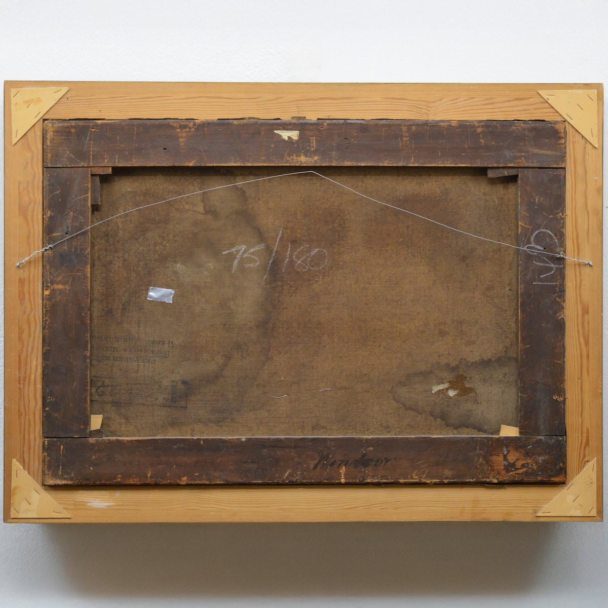 19th Century Dutch School Riverside Oil Painting Framed Cattle And Sailing Boats-photo-4