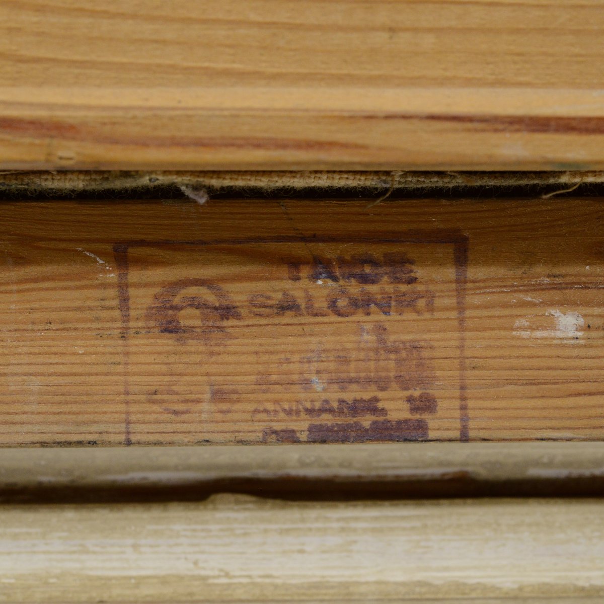 Nature Morte Russe Milieu 20ème Siècle Huile Bouquet Lilas Encadré Signé-photo-5