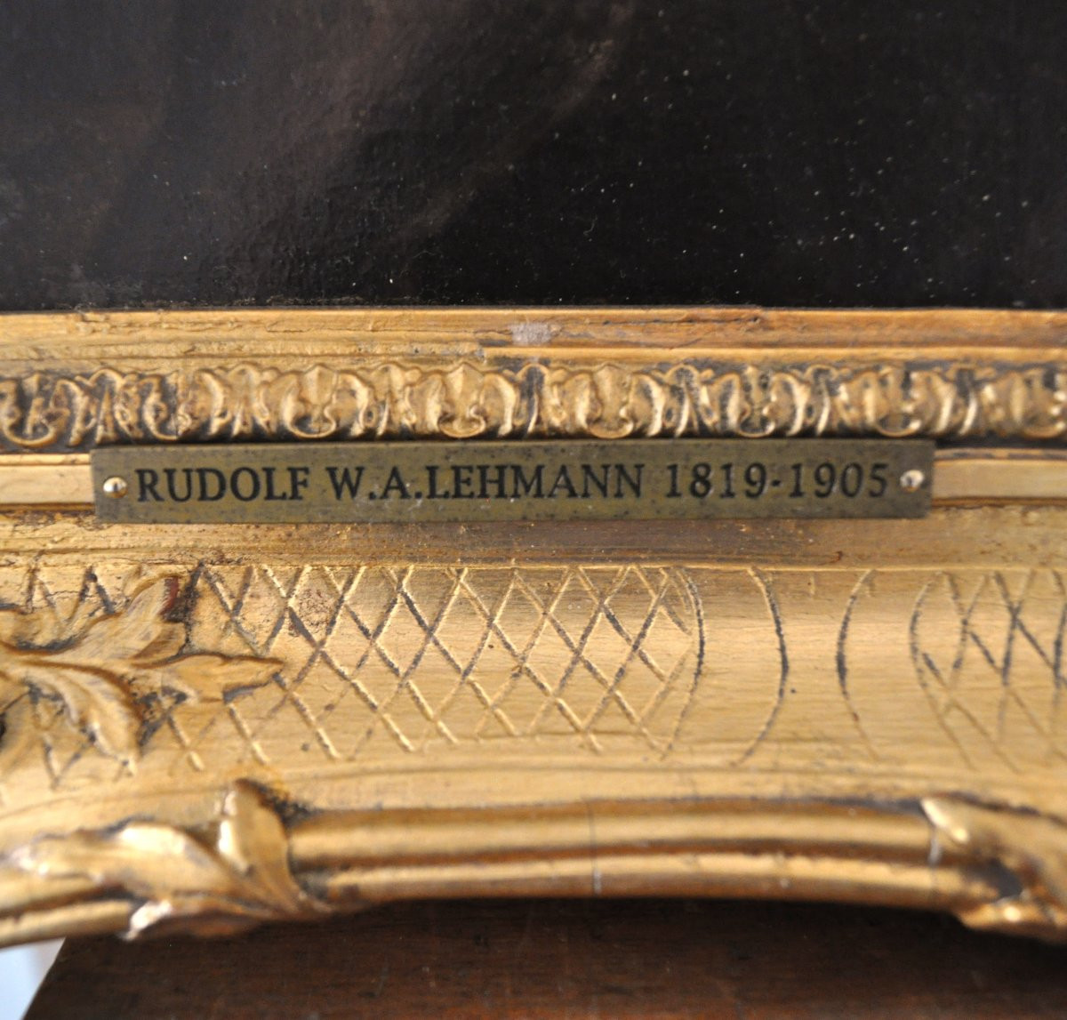 1890 Peinture Huile Romantique Britannique Allemande Scene Italienne Berger et Fille Signee-photo-4