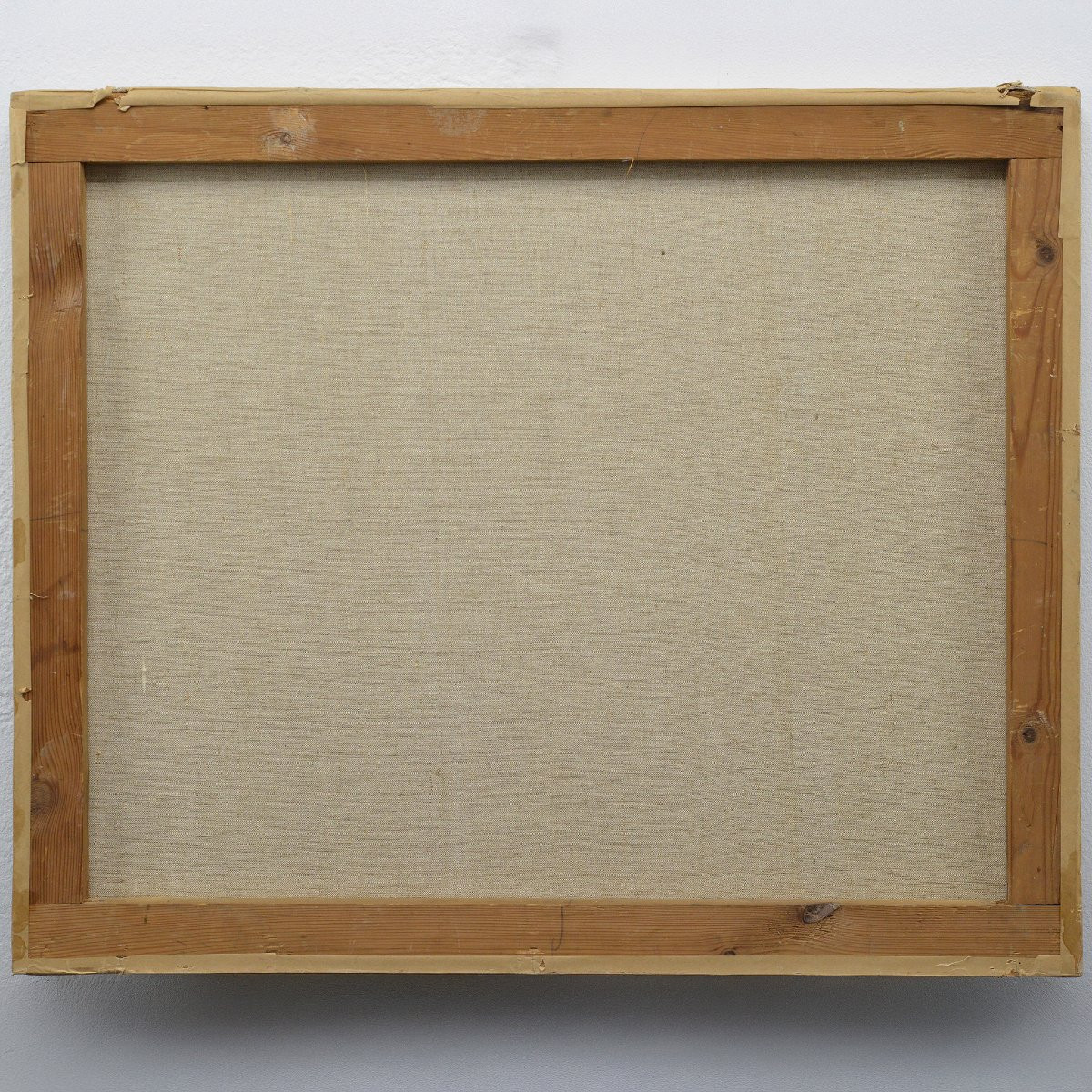 Peinture Huile Paysage Alpin 1869 Moine Croix de Chemin Romantique Signé-photo-4