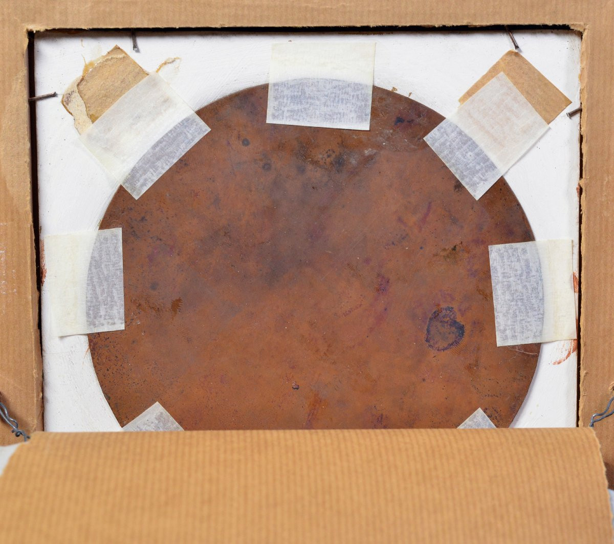 18th Century French Rococo Miniature Oil On Copper Pastoral Scene Signed-photo-2