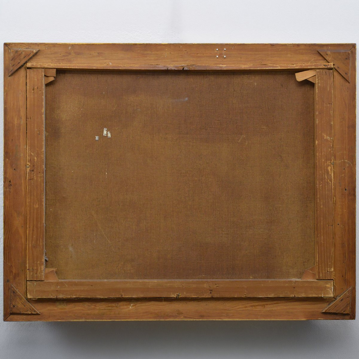 Late 19th Century European Summer Pastoral Landscape Oil Painting Gilded Frame-photo-4