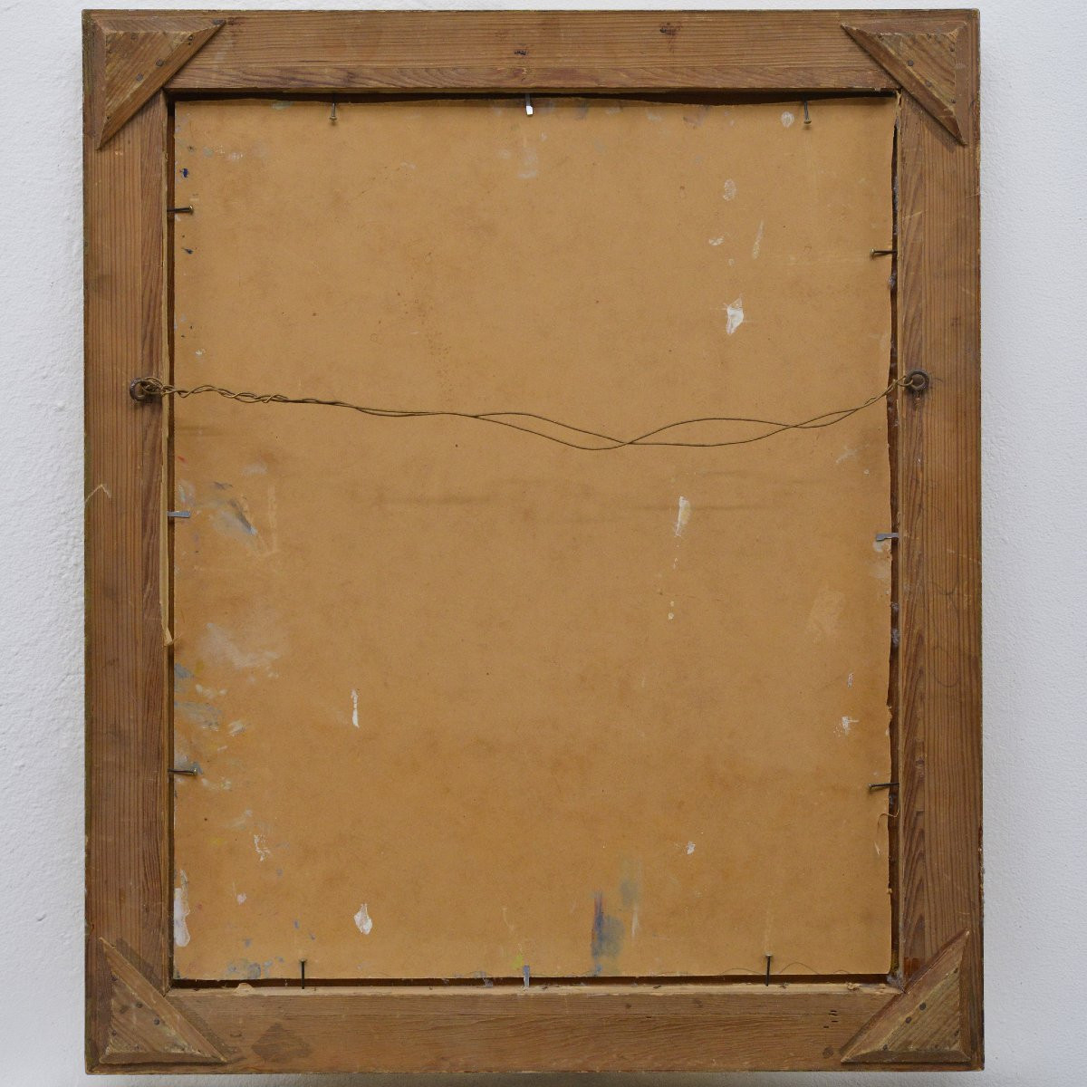 Carl Berndtsson Swedish Modernist Forest Landscape 20th C Oil Painting Framed-photo-4