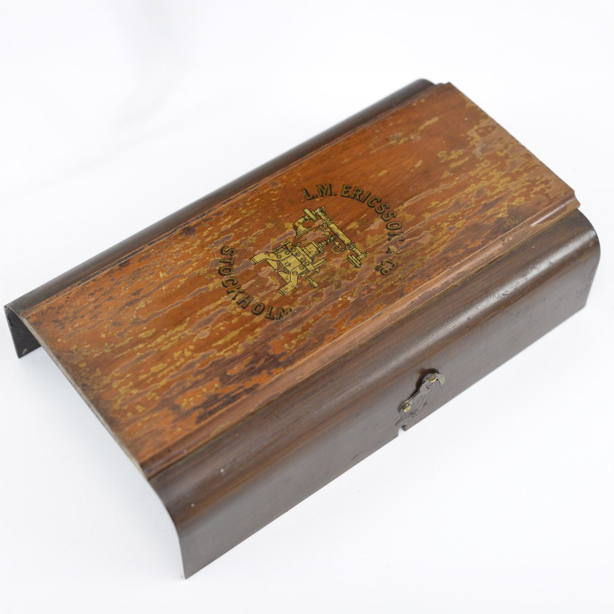 Ericsson Telephone Mural Ancien Suedois 1901 Manivelle Magneto Long Pole AB220-photo-8