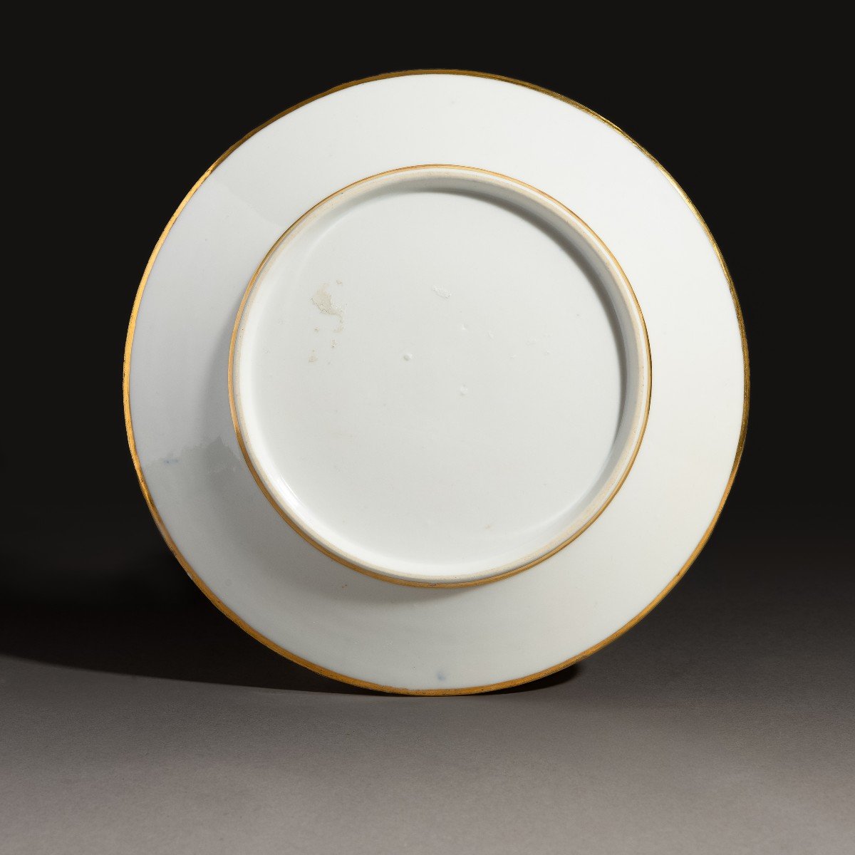 Darte Frères - assiette de table à décor topographique, époque Consulat, Empire-photo-3