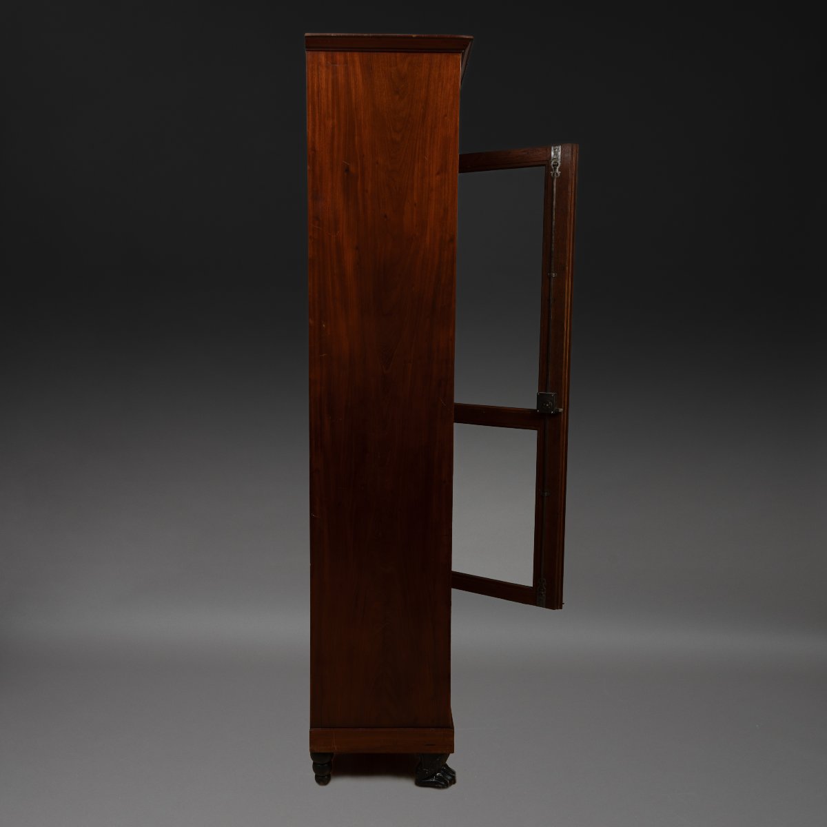 Paris, vers 1800 - bibliothèque ou armoire vitrée en acajou - époque Consulat, Empire-photo-3