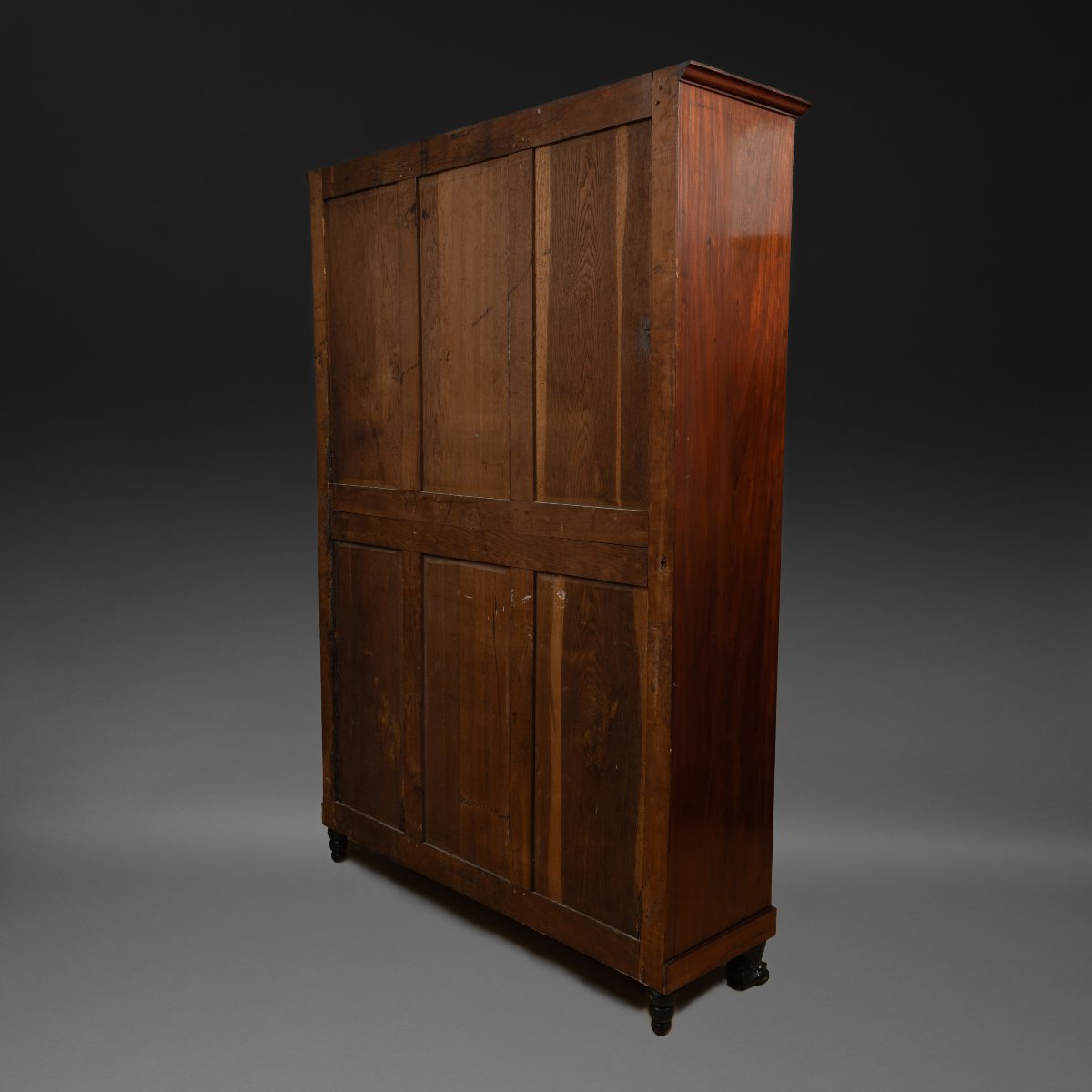 Paris, vers 1800 - bibliothèque ou armoire vitrée en acajou - époque Consulat, Empire-photo-4
