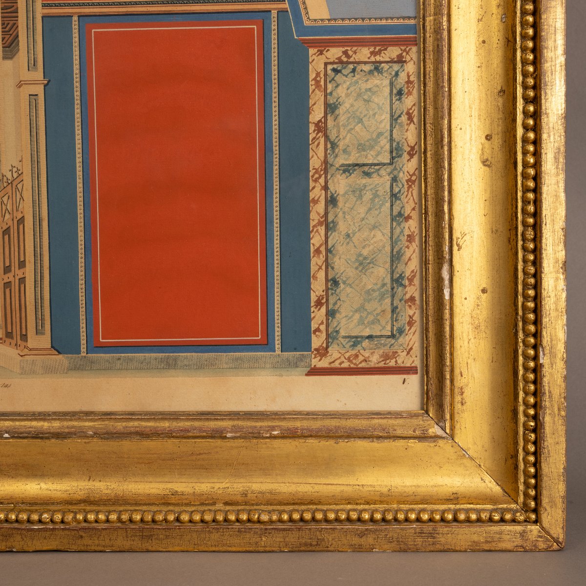 Campanella d'après Maron vers 1781 - grande gravure d'Hercule ivre - décors de la villa Negroni-photo-2