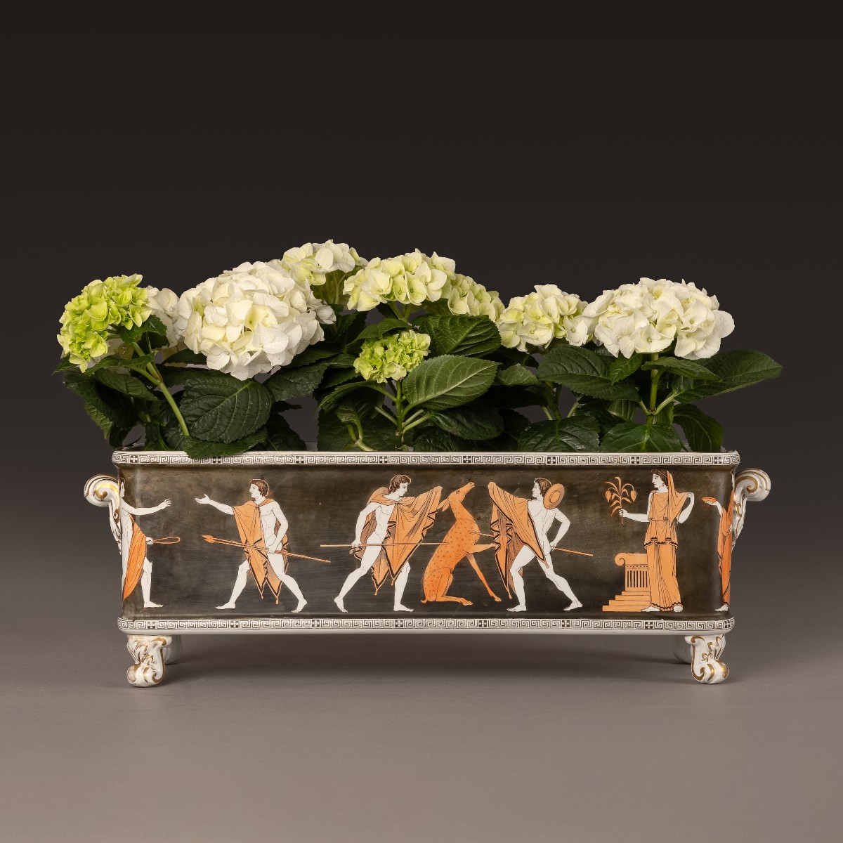 Hill Pottery, Staffordshire circa 1860 - importante jardinière d'après Hancarville-photo-2