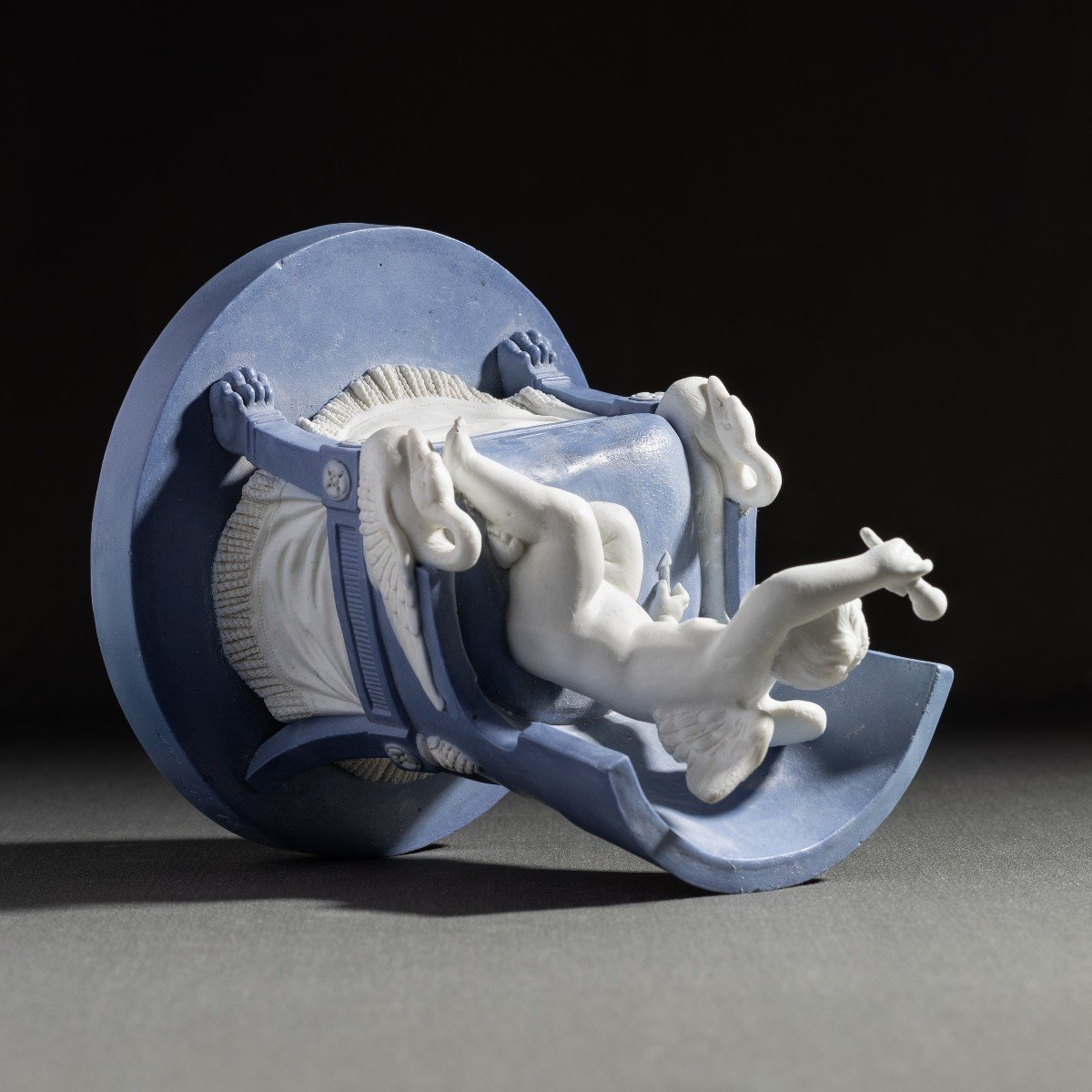 Manufacture Royale De Sèvres - “l'amour à La Dentelle”, Rare Wedgwood-style Biscuit-photo-1