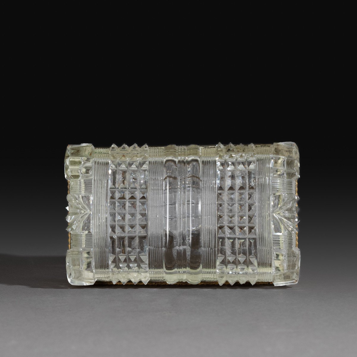 Le Creusot, Circa 1820 - Ormoulu Mounted Crystal Box - Restoration Period-photo-3