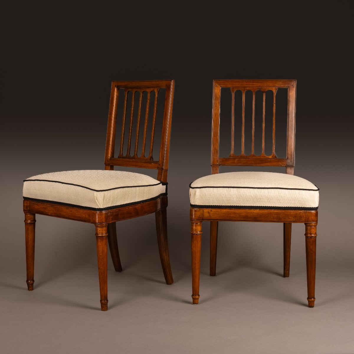 Georges Jacob - Pair Of Chairs Circa 1790, Delivered For The Tuileries - Emperor's Study -photo-6